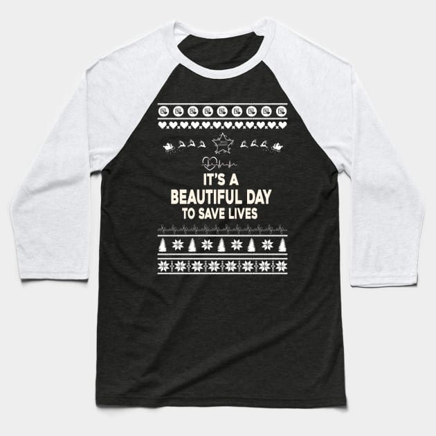 Merry Christmas Beautiful Baseball T-Shirt by bryanwilly